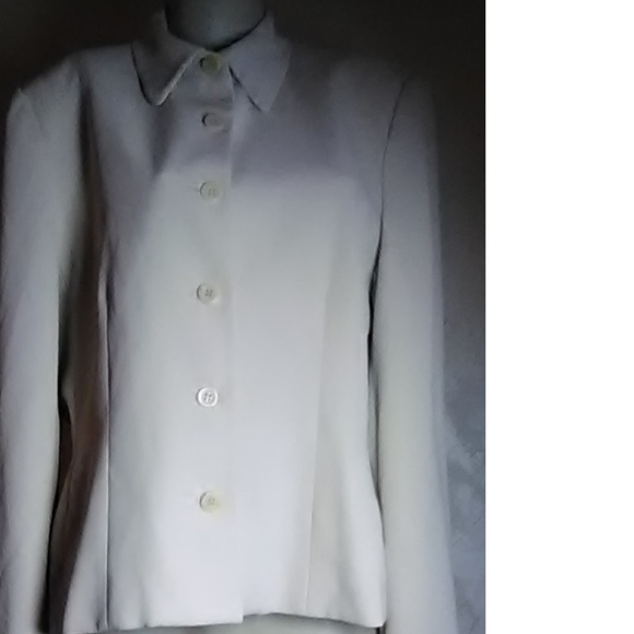 Jones New York Beige Blazer Size 14 - Picture 2 of 7